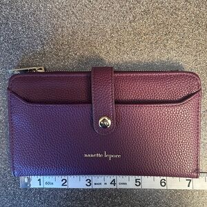 Nanette Lepore wallet. Burgundy. NWOT